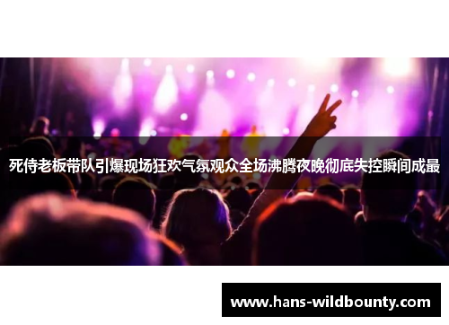 死侍老板带队引爆现场狂欢气氛观众全场沸腾夜晚彻底失控瞬间成最